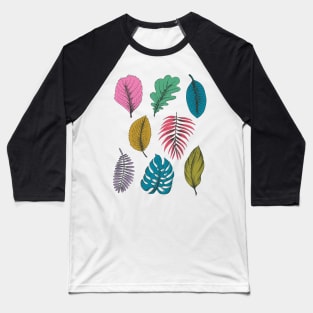 Tropical Leaves #2 Baseball T-Shirt